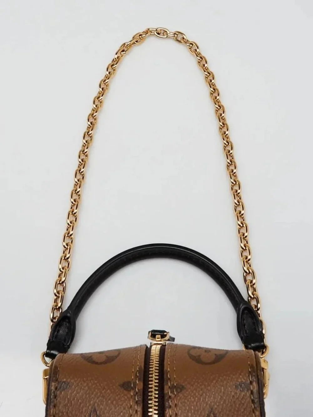 Louis Vuitton Reverse Monogram Coated Canvas/Leather Square Bag